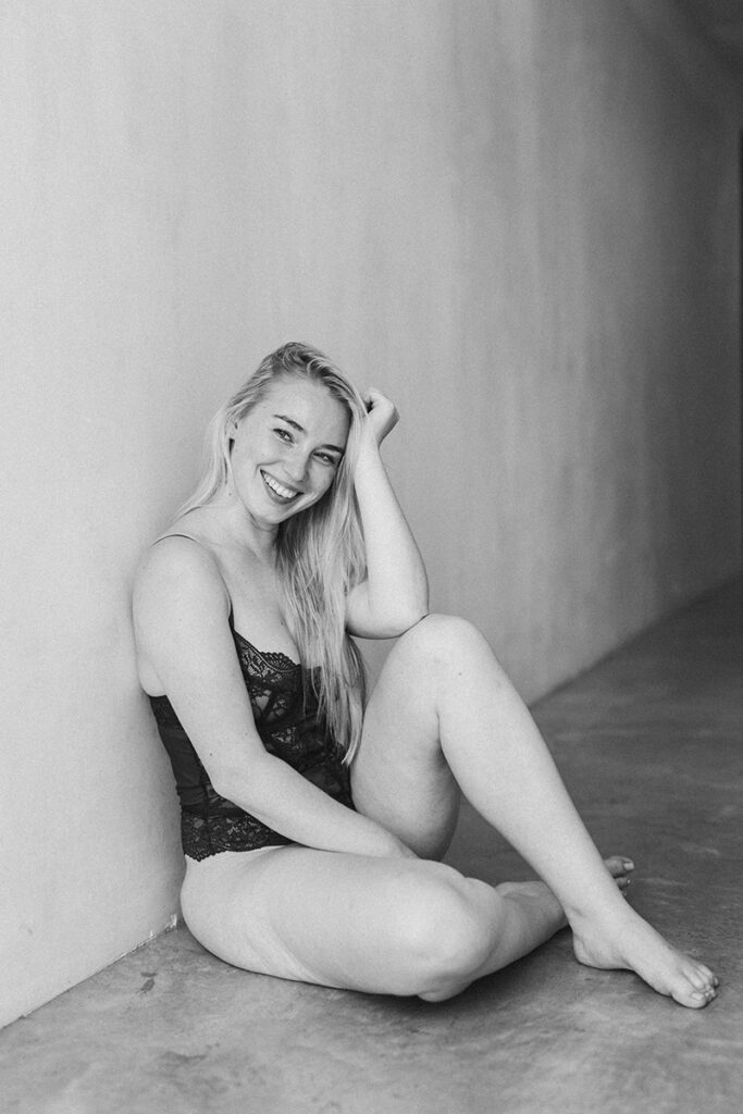 helles schwarz weiss potrait einer Frau