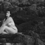 Portrait Kunst am strand